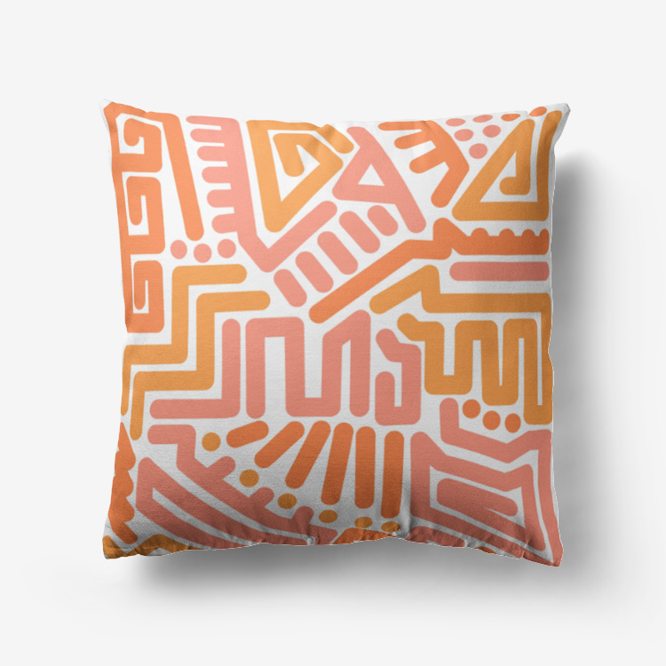 RITA Premium Hypoallergenic Throw Pillow, Warm Color Mix
