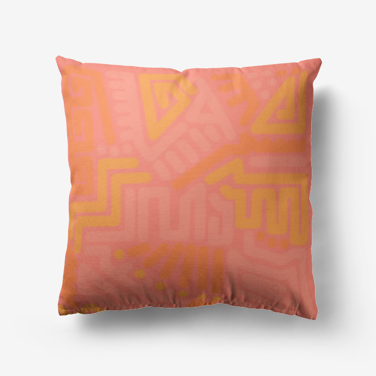 RITA Premium Hypoallergenic Throw Pillow, Watermelon Red