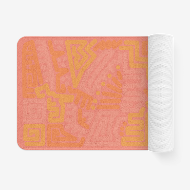 RITA Rug, Mixed Warm Colors