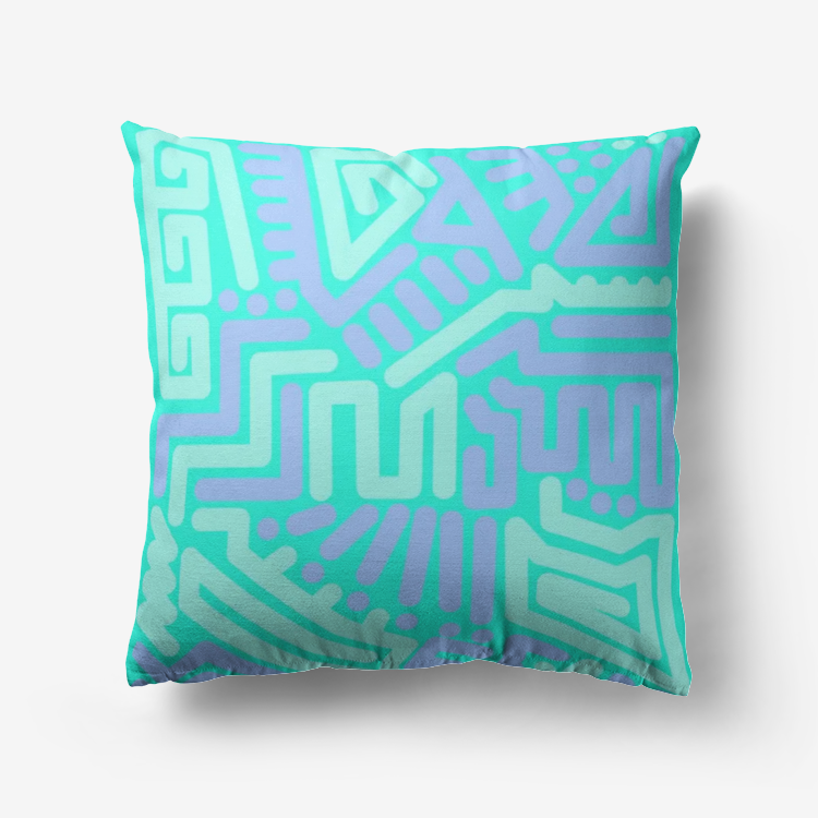 RITA Premium Hypoallergenic Throw Pillow, Blue