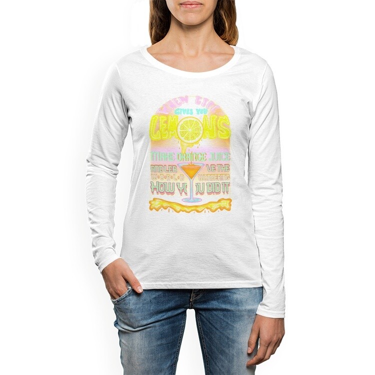 LEMON TWIST Cotton Long Sleeve Shirt