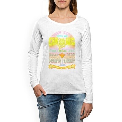 LEMON TWIST Cotton Long Sleeve Shirt