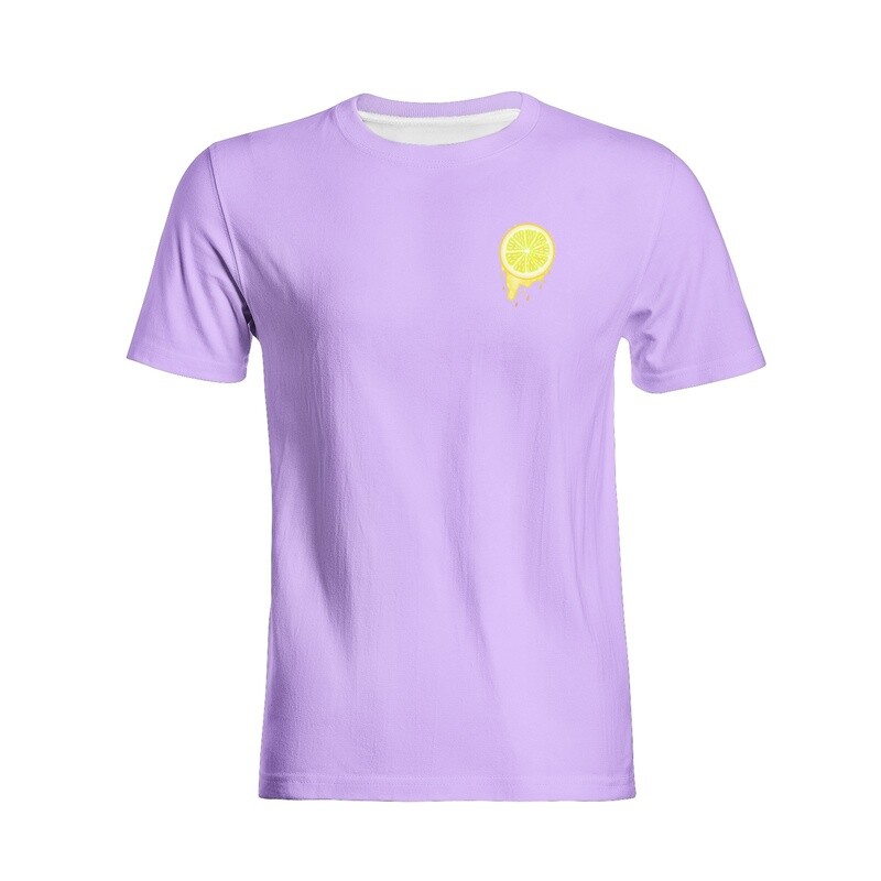 TWIST When Life Gives you Lemons Cotton T-shirts, Lilac