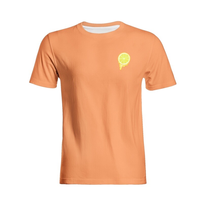 When Life Gives you Lemons Cotton T-shirts, Deep Peach