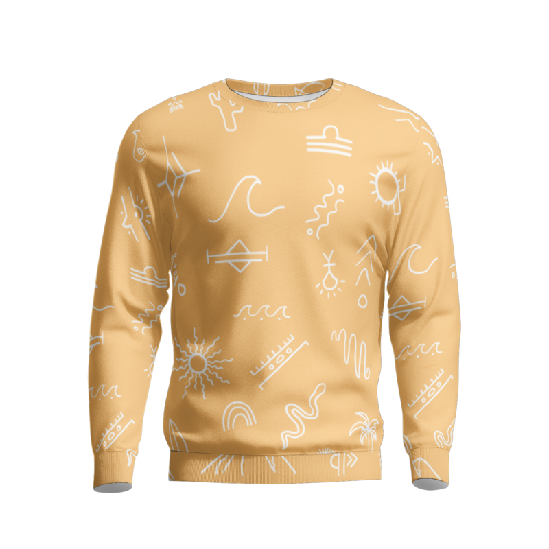 TROPICAL ELEMENTS Sweatshirt, Apricot