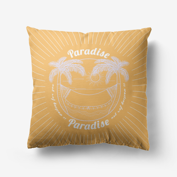 PARADISE Premium Hypoallergenic Throw Pillow