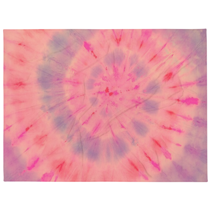 HIMAKE Tie Dye Hypoallergenic Throw Blanket