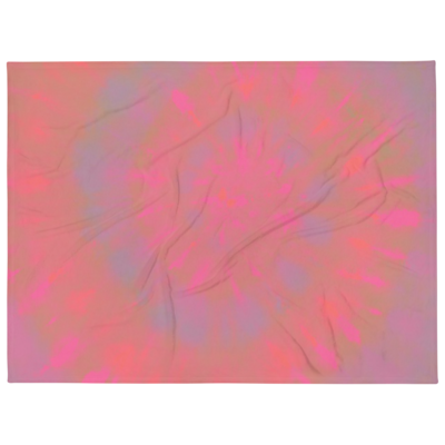MOLLY Tie Dye  Hypoallergenic Throw Blanket