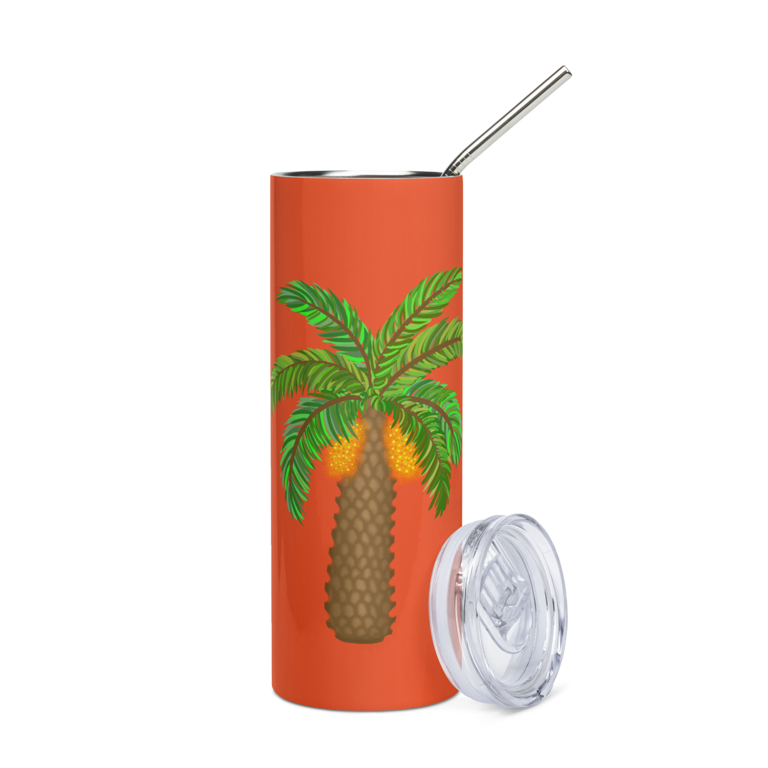 LA BAMBA Stainless Steel Tumbler, Red