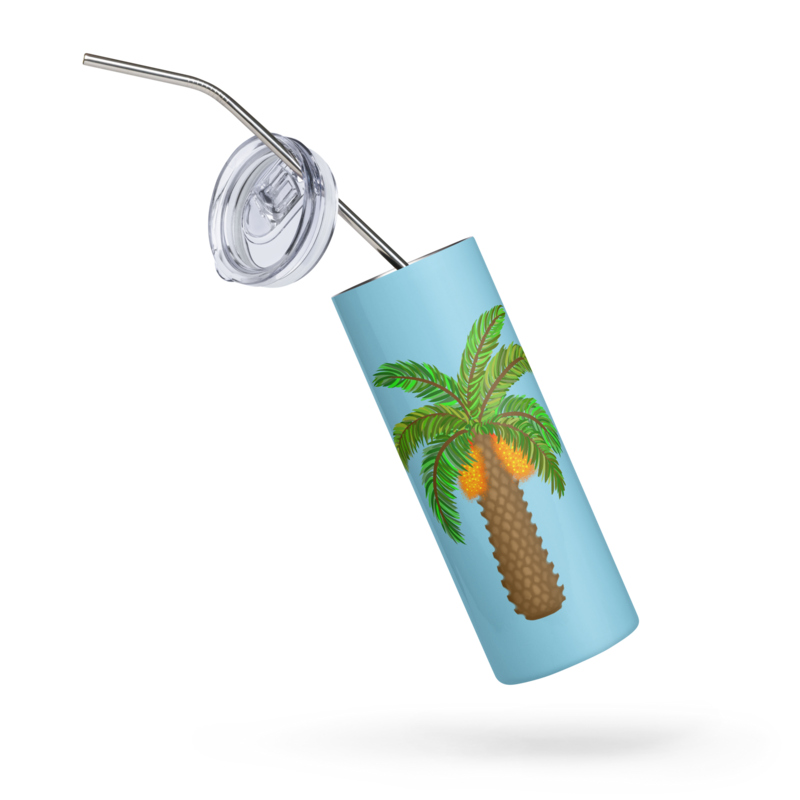 LA BAMBA Stainless Steel Tumbler, Blue