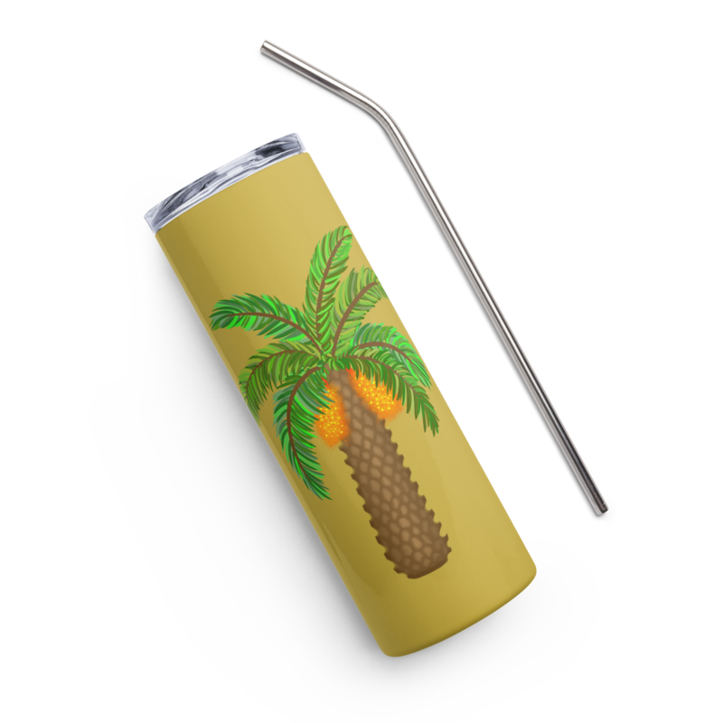 LA BAMBA Stainless Steel Tumbler, Olive