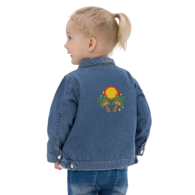 HALLIAH Embroidered Denim Jacket, Toddler - Kids