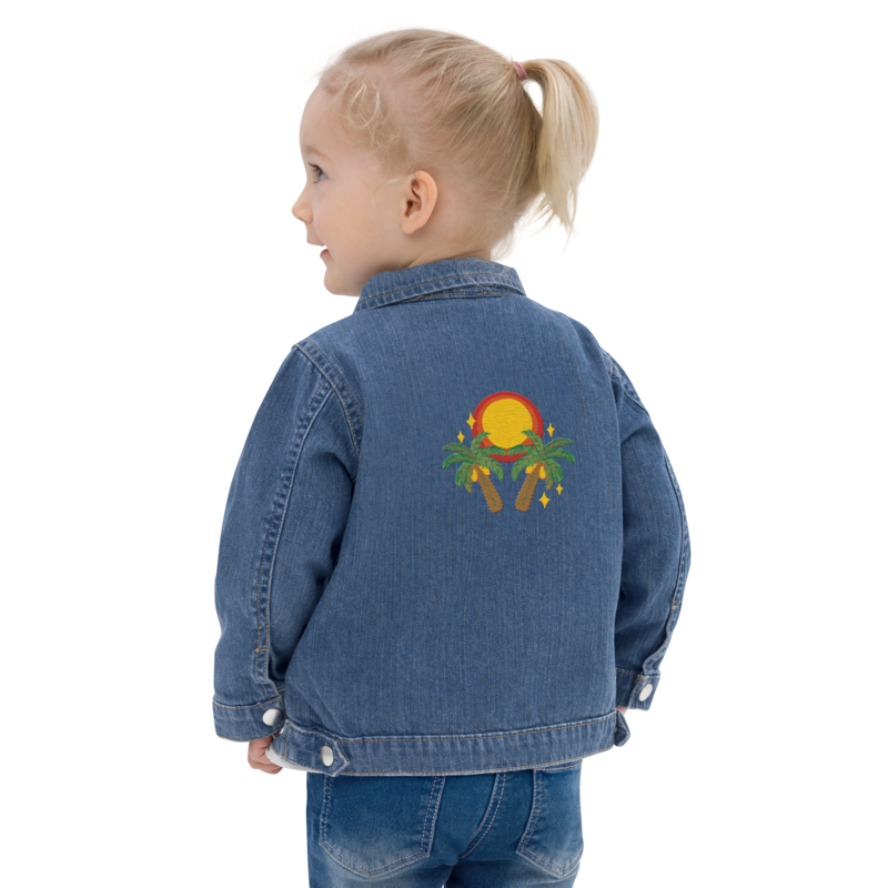 HALLIAH Embroidered Denim Jacket, Toddler - Kids