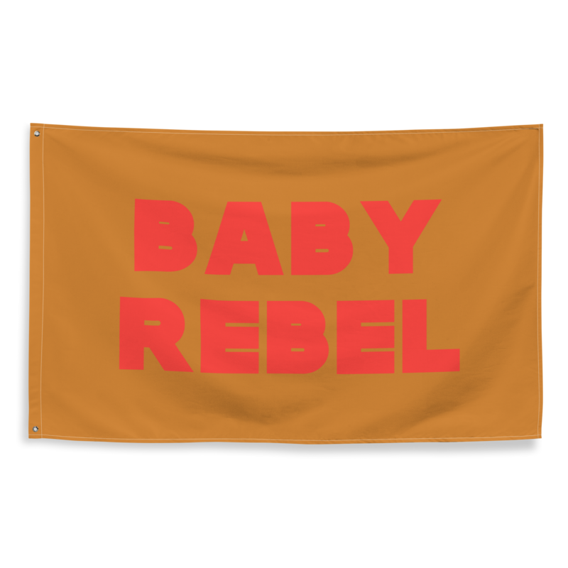 BABY REBEL Flag, KIDS COLLECTION Mustard