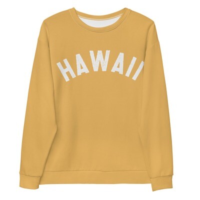 HAWAII Recycled Sweatshirt, Sunny Yellow