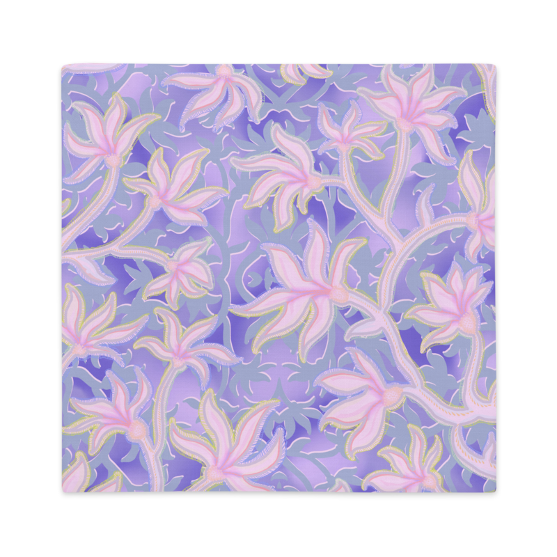 KALE Premium Pillow Case, Lavender