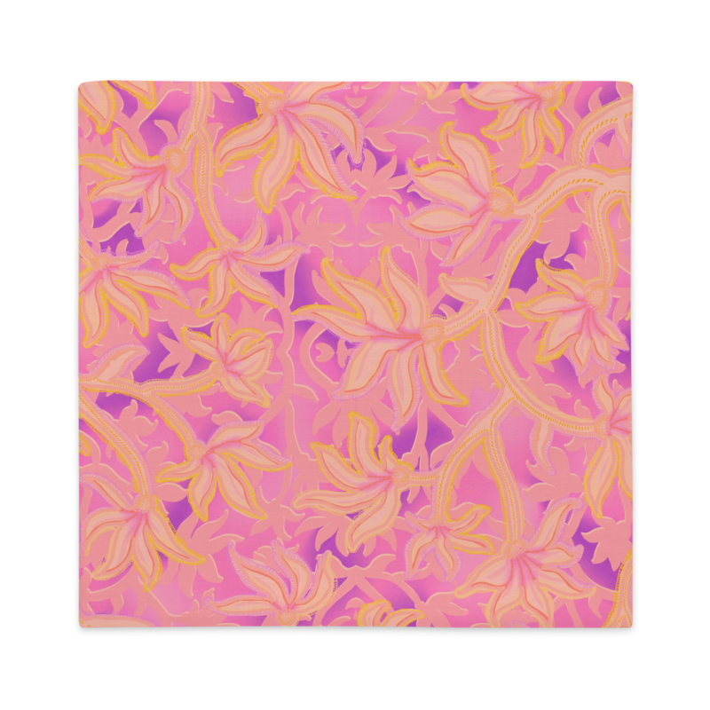 KALE Premium Pillow Case, Pink