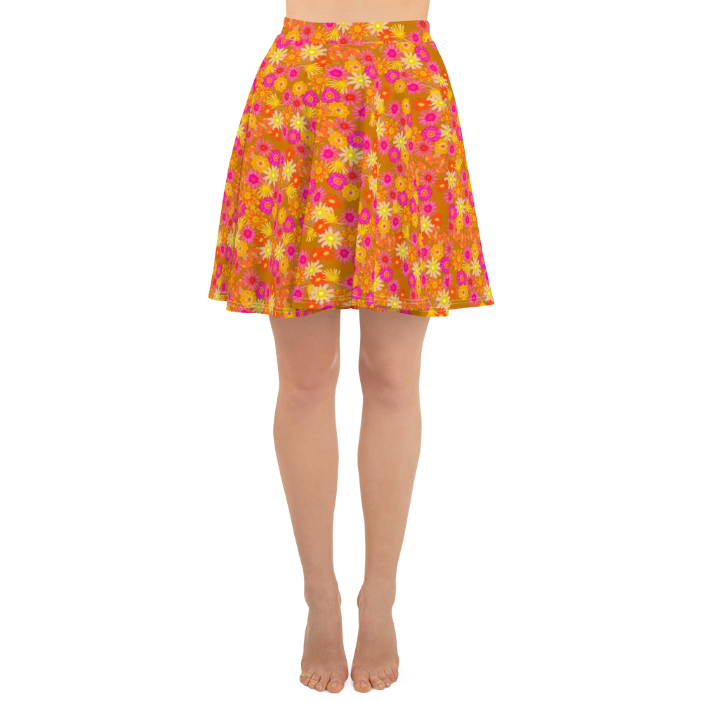 HAYLIE Flower Pedel Shirt, Mustard