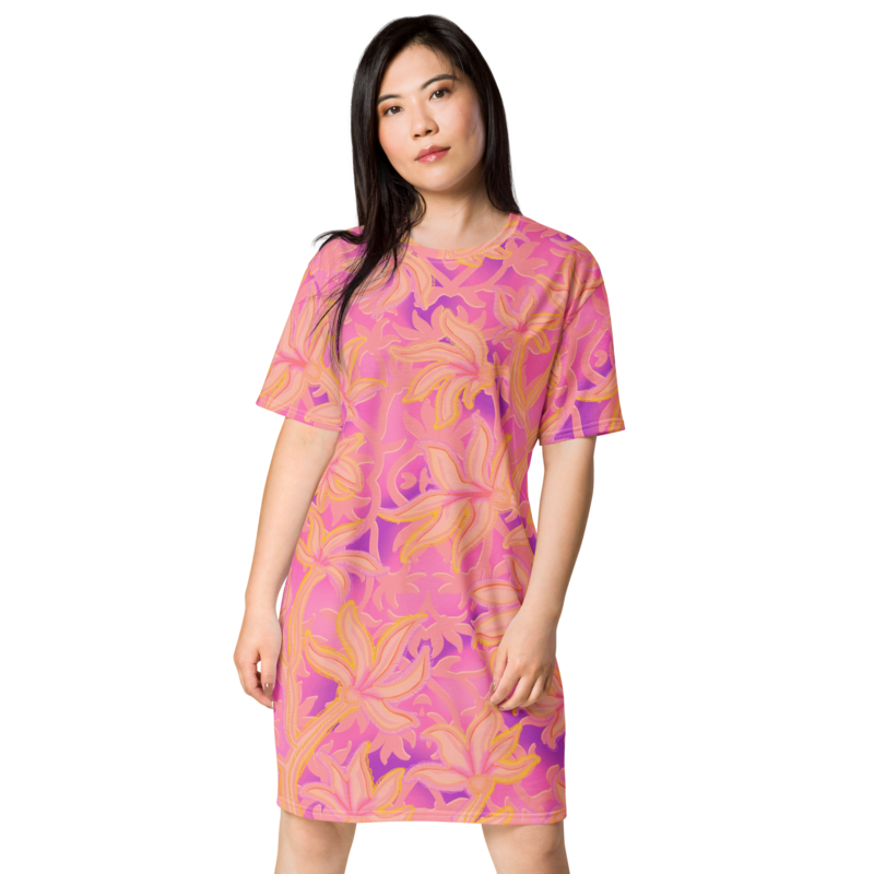 AISHA T-shirt Tunic, Pink