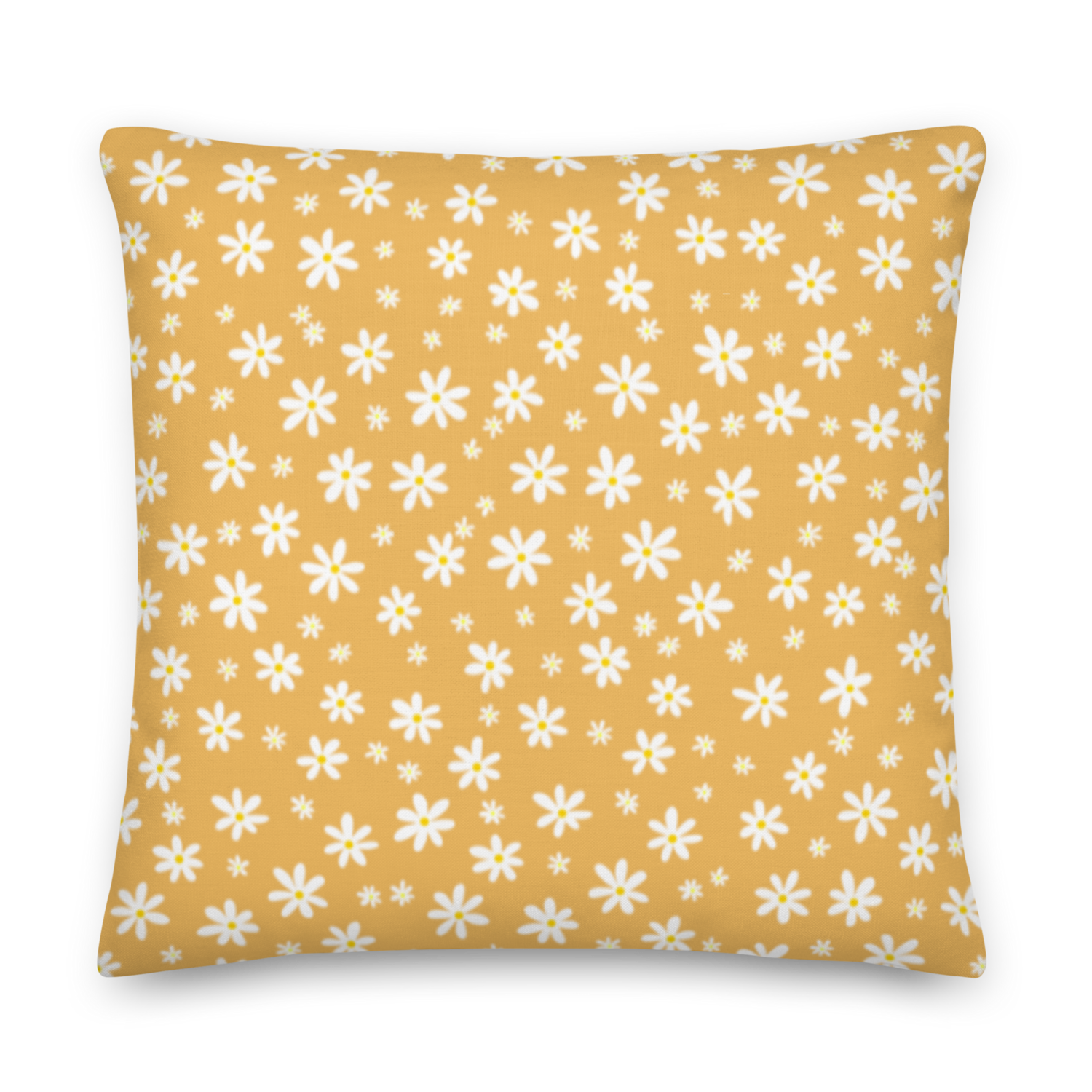 DAISY FIELD Premium Pillow, Apricot