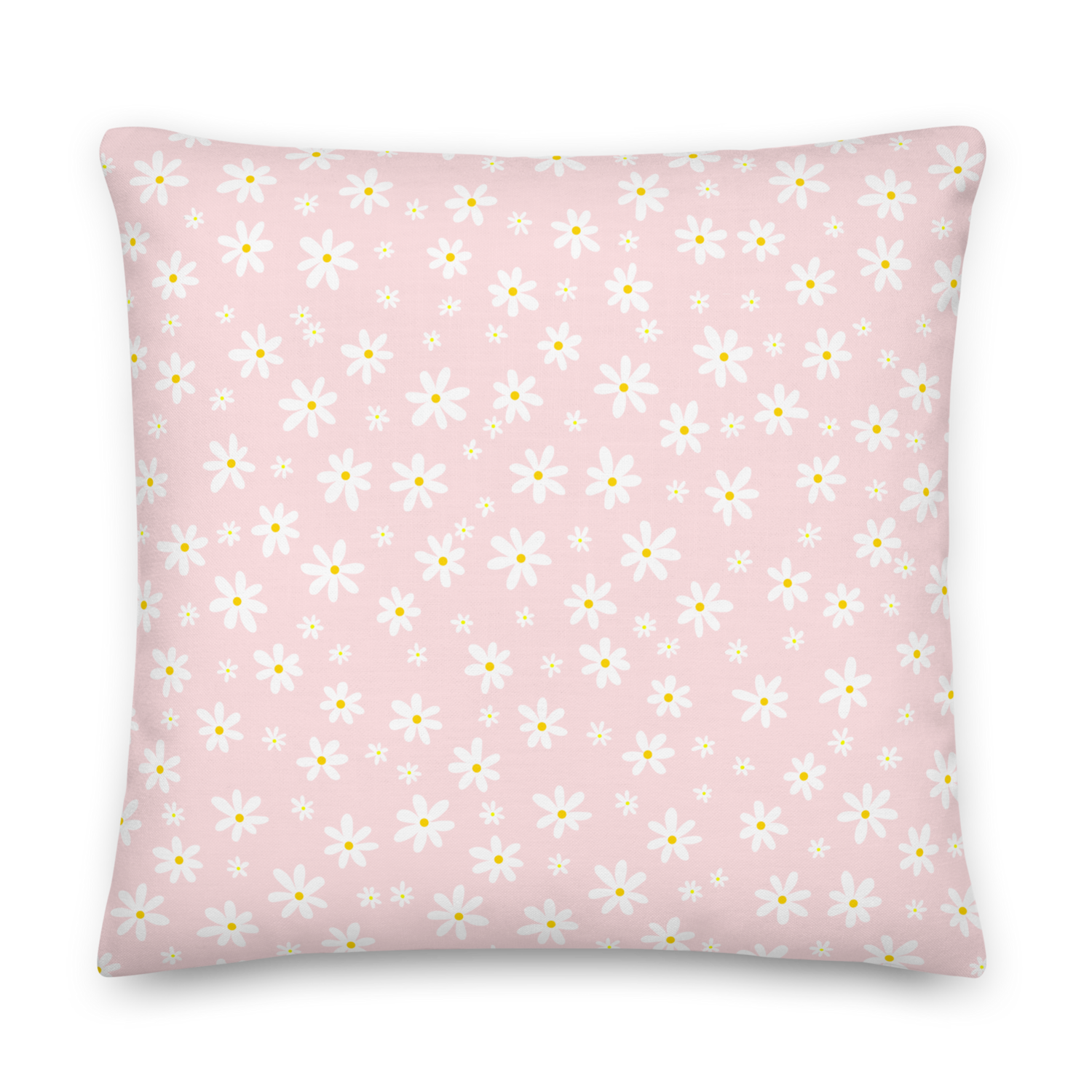 DAISY FIELD Premium Pillow, Light Pink