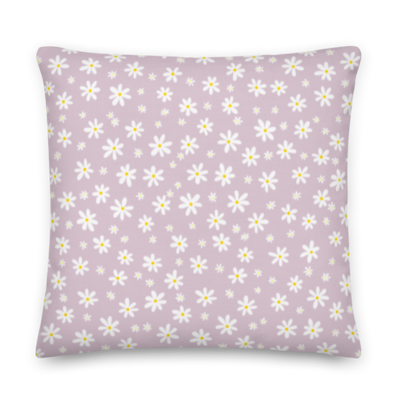 DAISY FIELD Premium Pillow, Violet