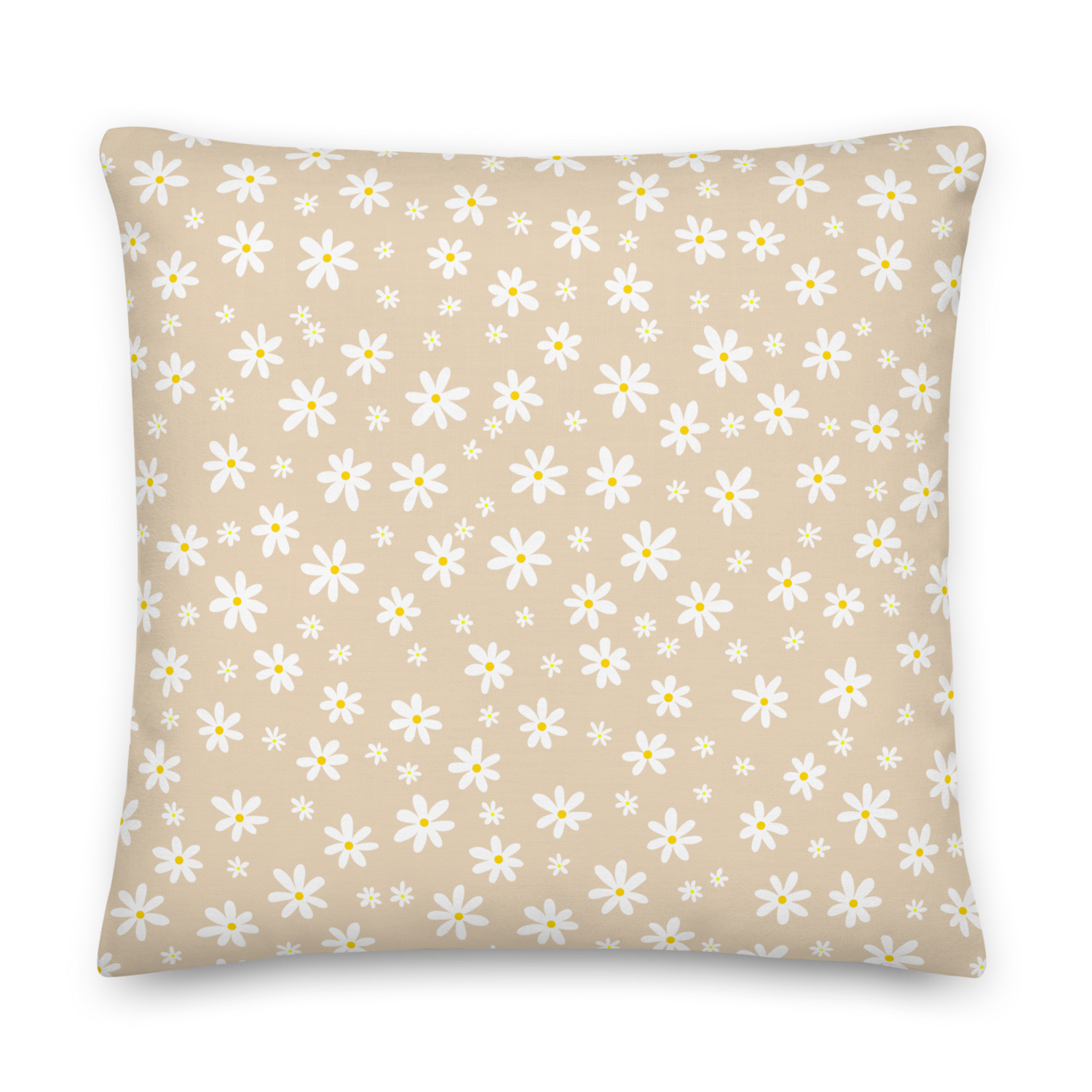 DAISY FIELD Premium Pillow, Beige