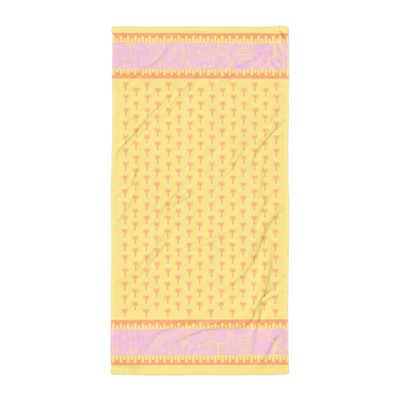 AHILO Beach Towel, Sunny Yellow