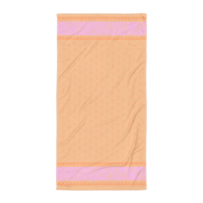 AHILO Beach Towel, Peach