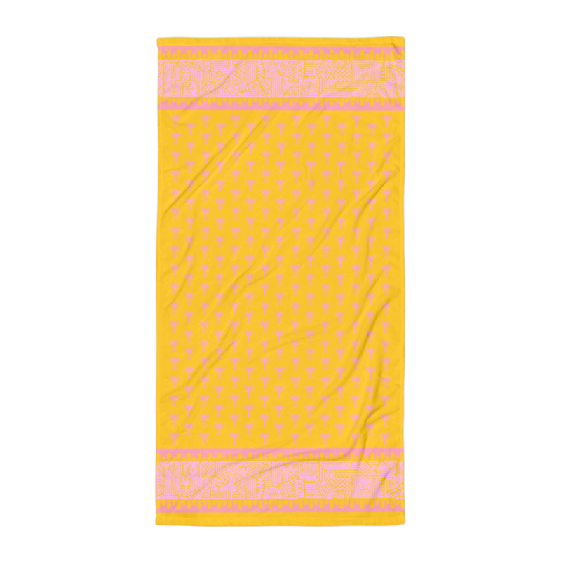 JIHRO Beach Towel, Light Orange