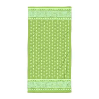 MIHAJLO Beach Towel, Moss Green