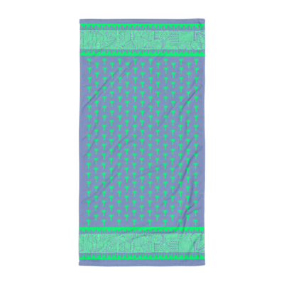 MALAKAI Beach Towel, Cornflower Blue