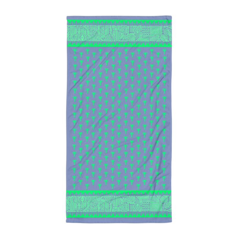 MALAKAI Beach Towel, Cornflower Blue