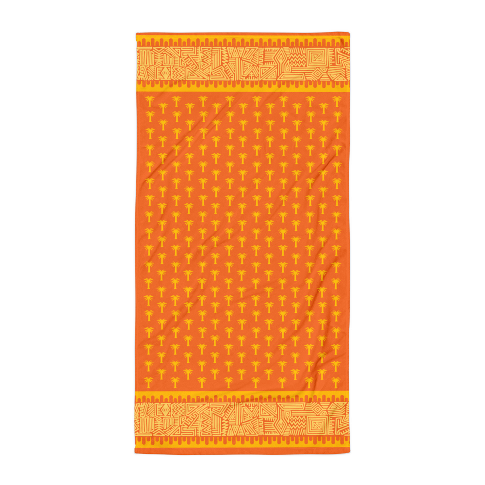 INIAKAI Beach Towel, Deep Orange