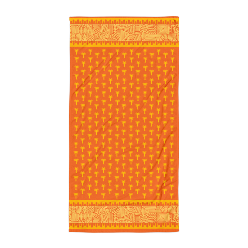 INIAKAI Beach Towel, Deep Orange