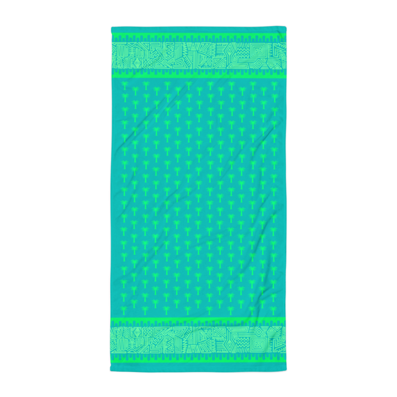 MALAKAI Beach Towel, Dark Teal