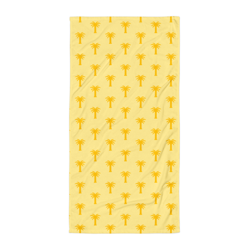 PALMERAS Towel, Sunny Yellow