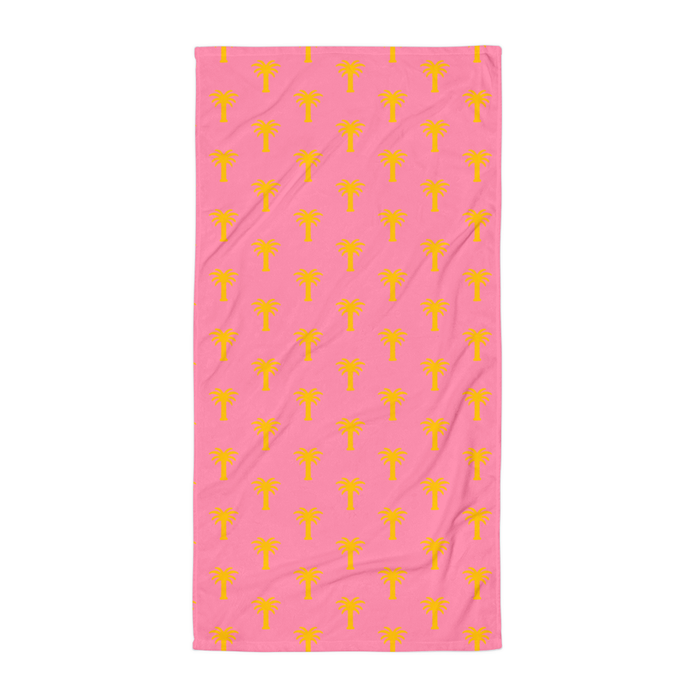 PALMERAS Towel, Flamingo Pink