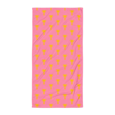 PALMERAS Towel, Flamingo Pink