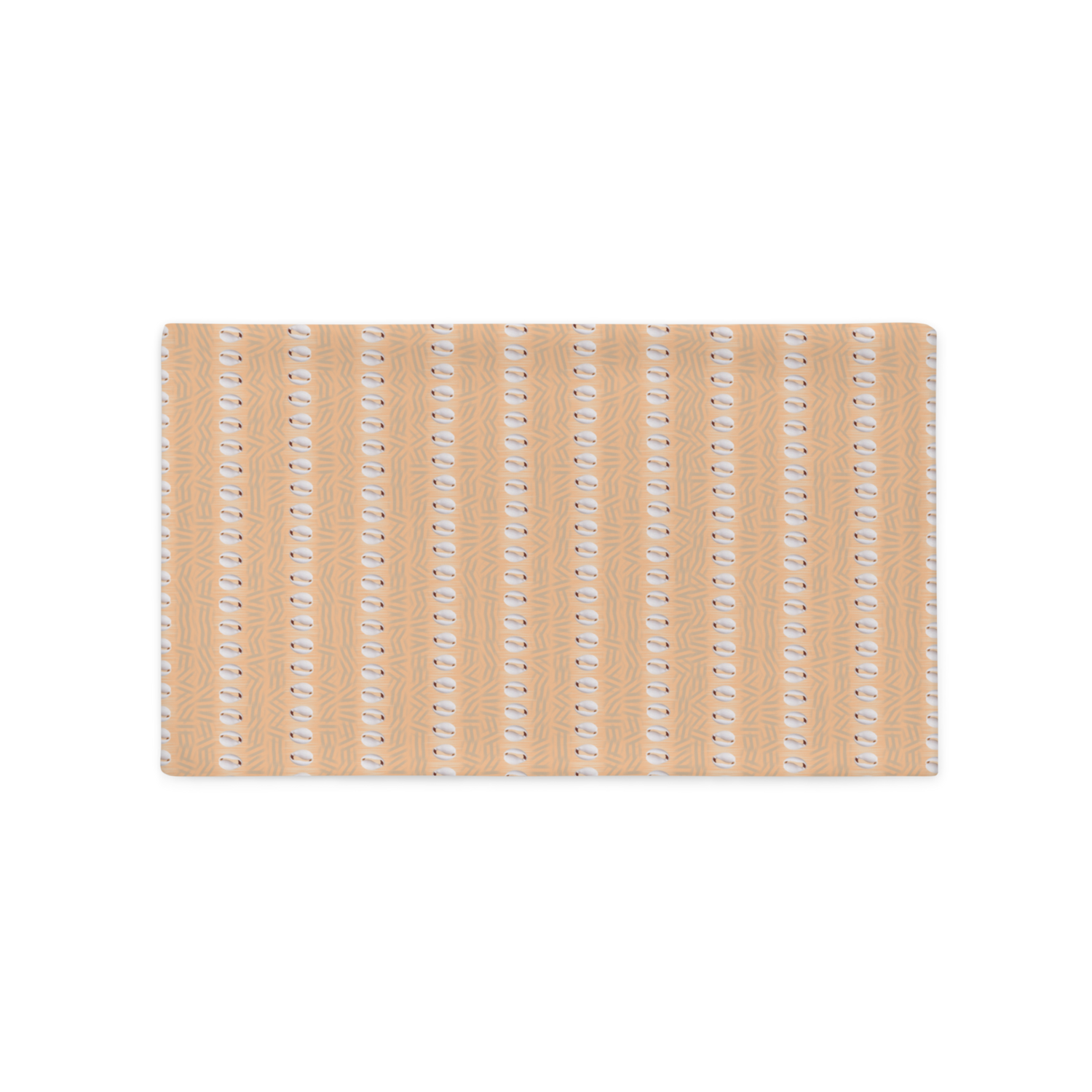 HOLLY Faux Seashell Printed Pillow Case, Peach