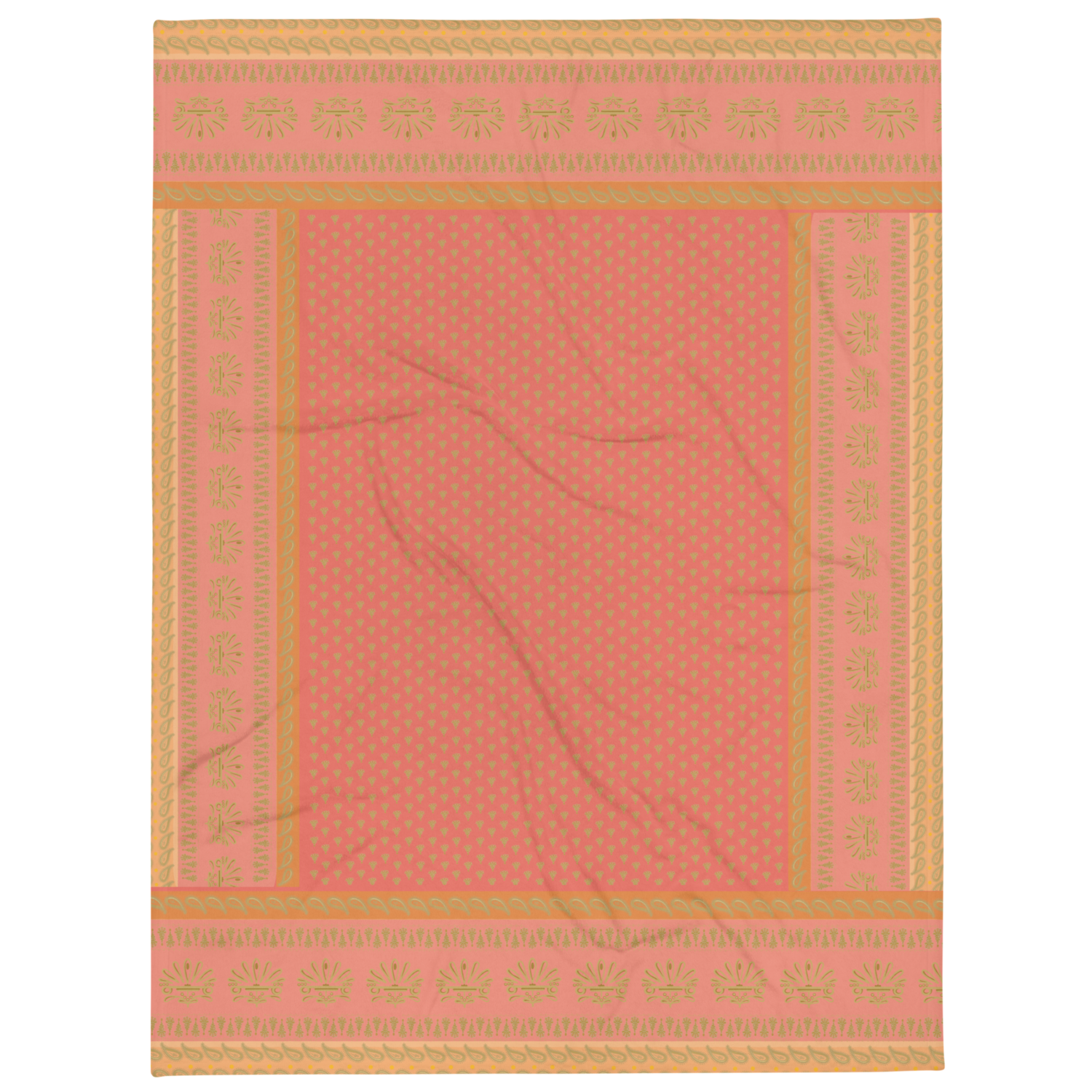 KALI Throw Blanket, Blush Pink