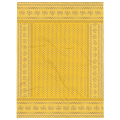 KALI Throw Blanket, Saphran Yellow