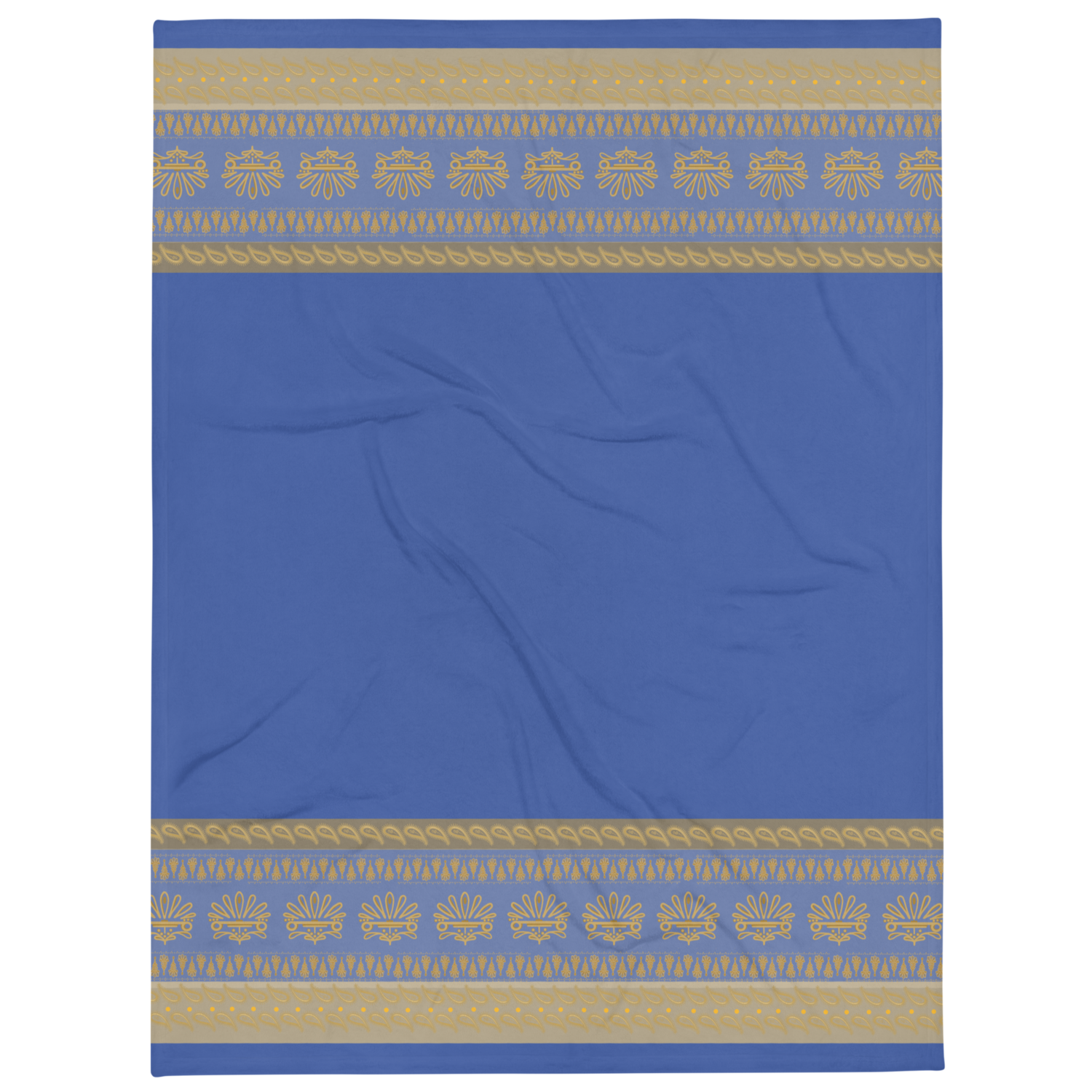 MUMBAI Throw Blanket, Indigo