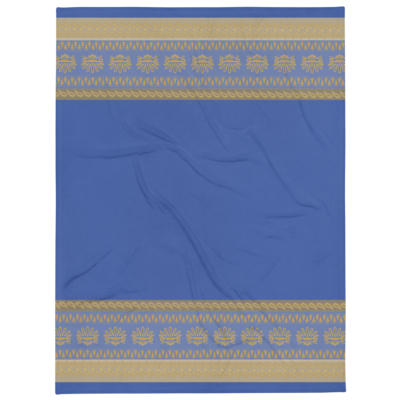 MUMBAI Throw Blanket, Indigo
