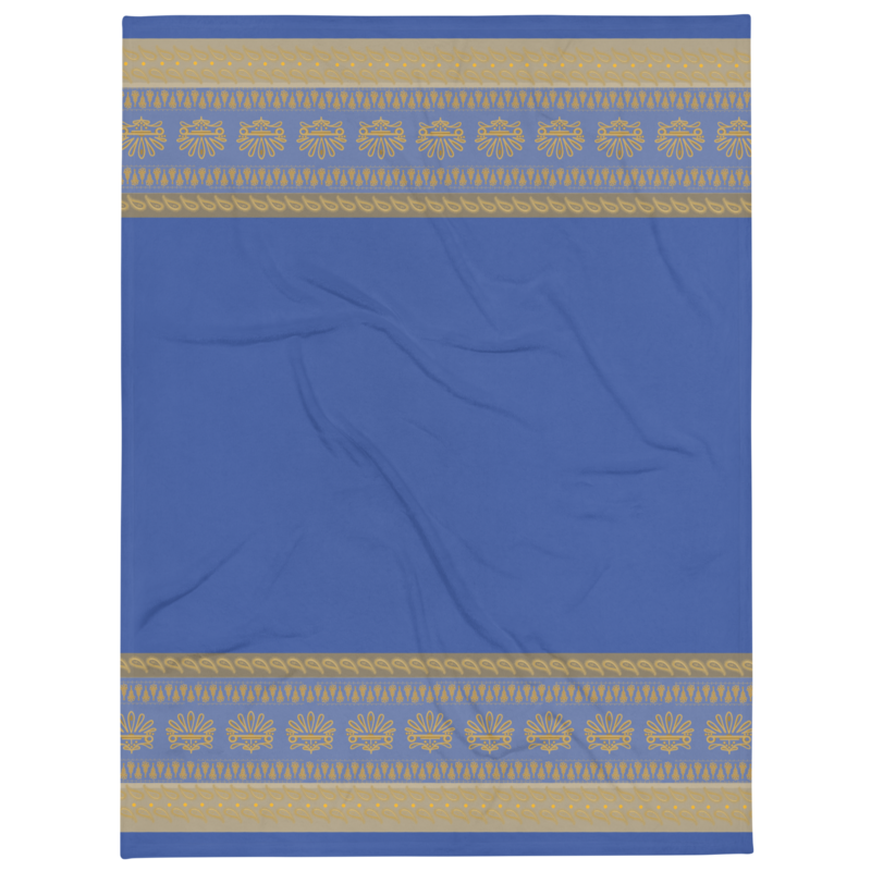 MUMBAI Throw Blanket, Indigo