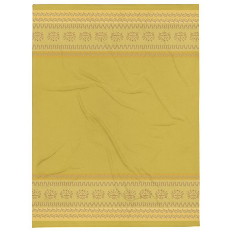 MUMBAI Throw Blanket, Olive
