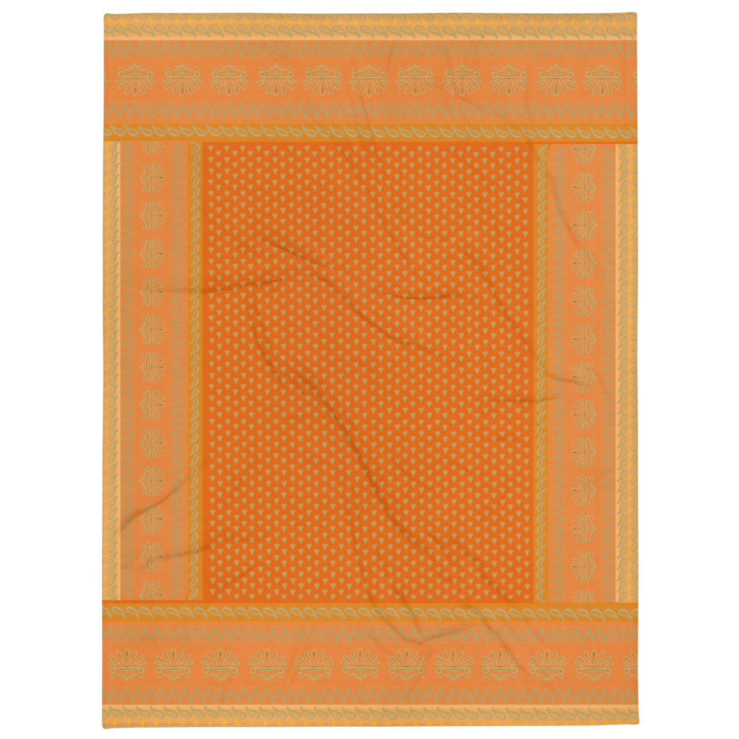 KALI Throw Blanket, Orange