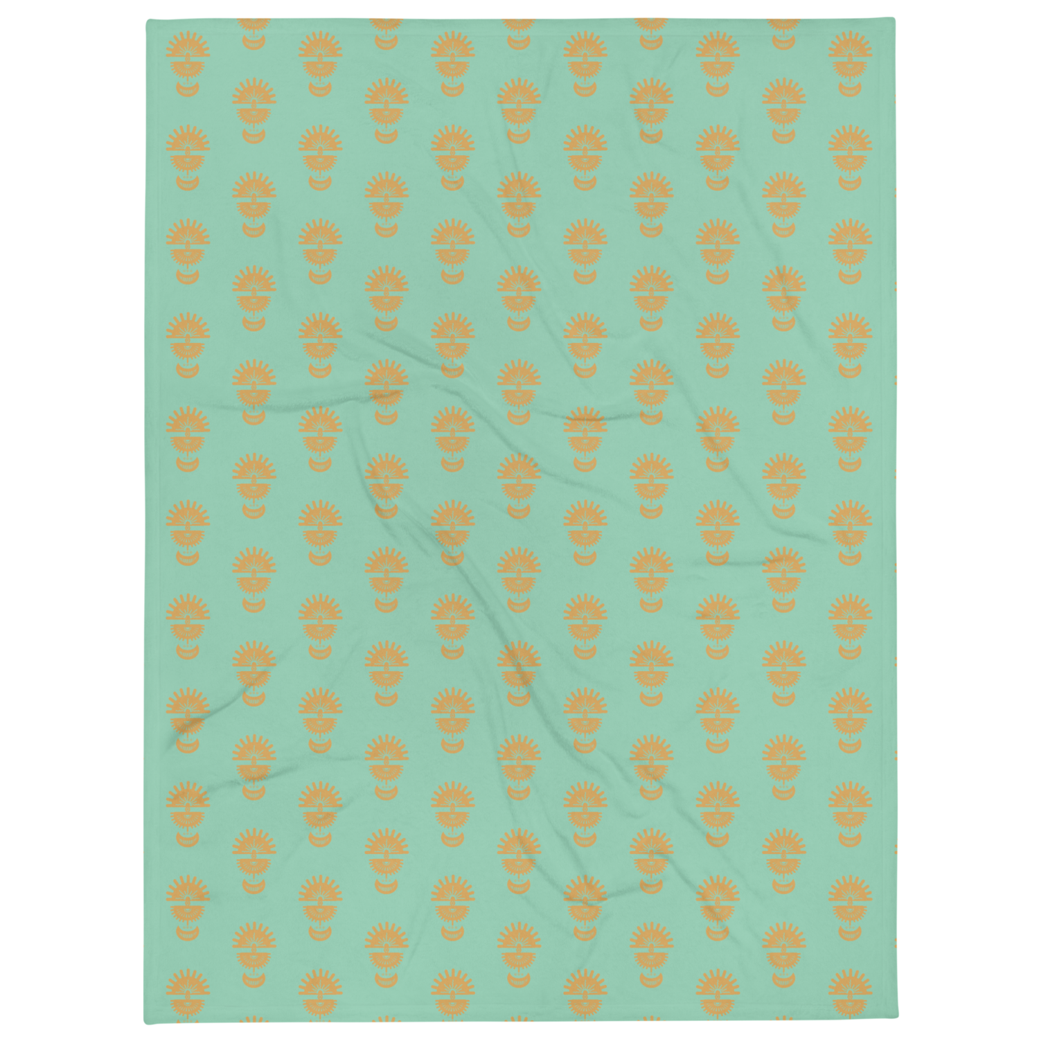 KAIOA Throw Blanket, Dark Mint