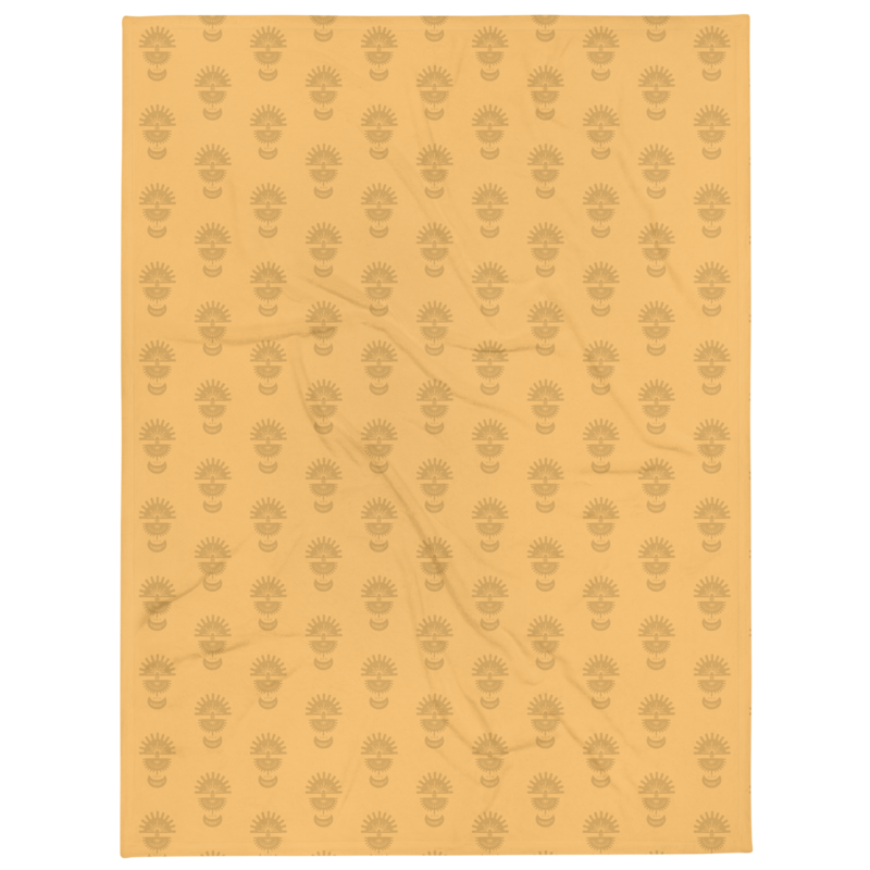 KAIOA Throw Blanket, Light Yellow
