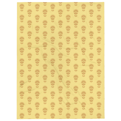 KAIOA Throw Blanket, Yellow